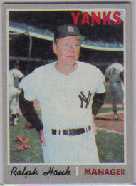 1970 Topps Baseball Cards      273     Ralph Houk MG
